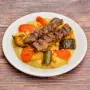 Couscous brochettes d'agneau